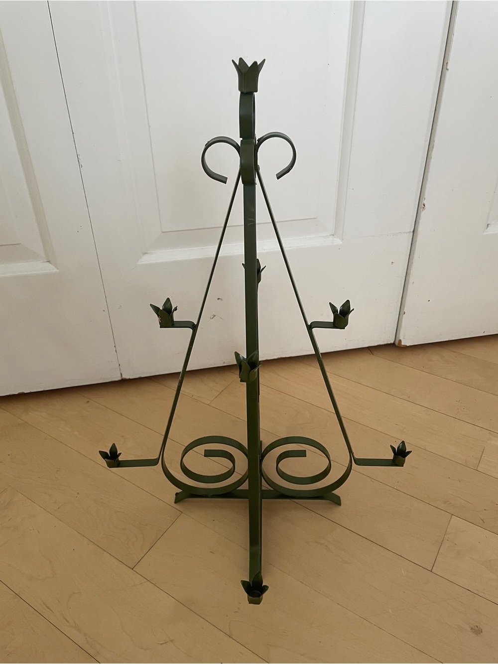 Vintage Mid Century Tree Shaped Candle Holder Candelabra